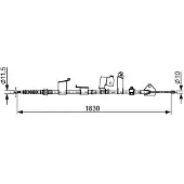 Bosch Seilzug, Feststellbremse 1 987 482 652