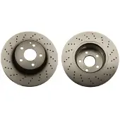 TRW Bremsscheibe DF4149S vorne, perforiert, geschlitzt, 1 Stück