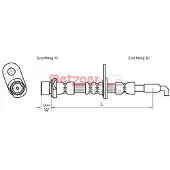 METZGER Bremsschlauch 4110029