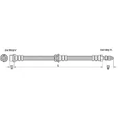 METZGER Bremsschlauch 4110240