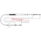 METZGER Autoteile Seilzug, Feststellbremse [Hersteller-Nr. 10.7537] für Audi