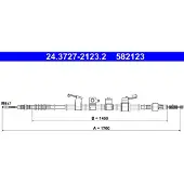Ate Handbremsseil Seilzug Feststellbremse für MITSUBISHI L 200 / Triton Pickup (KAT, KBT) Hinten Links 24.3727-2123.2