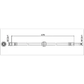 METZGER Bremsschlauch GREENPARTS 4111773