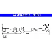 Ate 24.5176-0673.3 Bremsschlauch