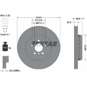 Textar Bremsscheibe 92351625, 1 Stück