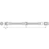 METZGER Bremsschlauch 4111539