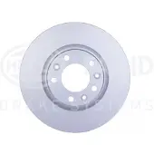 Hella Bremsscheibe Vorderachse belüftet [Hersteller-Nr. 8DD355120-411] für Citroën, Peugeot, Opel, Fiat