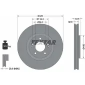 Textar Bremsscheibe 92169903 vorne, belüftet, 1 Stück