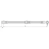 METZGER Bremsschlauch 4111632