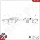 ESEN SKV Antriebswelle 40SKV059