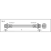 METZGER Bremsschlauch 4110041