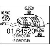MTS Endschalldämpfer 01.64520