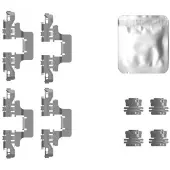 Textar 82557800 Zubehörsatz Scheibenbremsbelag Hinten für AUDI A4 B9 Avant (8W5, 8WD) A6 Avant (4A5, C8) A4 B9 Limousine (8W2, 8WC) A6 Limousine
