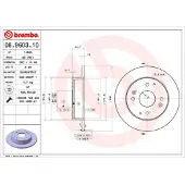 Brembo Bremsscheibe PRIME LINE 08.9603.10
