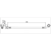 METZGER Autoteile Bremsschlauch [Hersteller-Nr. 4111551] für Vauxhall, Opel