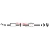 METZGER Bremsschlauch 4112002