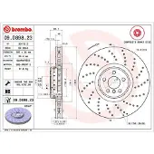 Brembo Bremsscheibe 09d89823 zweiteilig 395mm 36mm für BMW