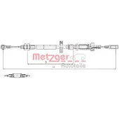 METZGER Handbremsseil Seilzug Feststellbremse für FIAT DUCATO Pritsche/Fahrgestell (230) Vorne 1171.7