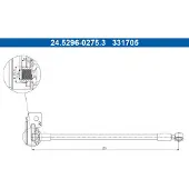 Ate 24.5296-0275.3 Bremsschlauch
