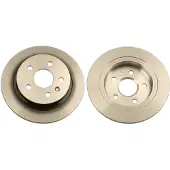TRW Bremsscheibe Hinterachse Voll [Hersteller-Nr. DF6312] für Saab, Vauxhall, Opel