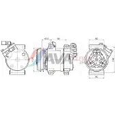 Ava Cooling Ava Quality Cooling Kompressor, Klimaanlage MTAK295