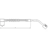 METZGER 4110685 Bremsschlauch Vorne Rechts für CHRYSLER PT CRUISER (PT) PT CRUISER Cabriolet