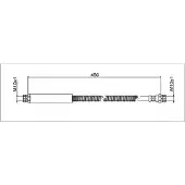 METZGER Bremsschlauch [Hersteller-Nr. 4112039] für VW
