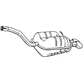 Bosal Endschalldämpfer 233547 für VW