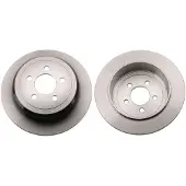 TRW Bremsscheibe DF6341 hinten, voll, 1 Stück