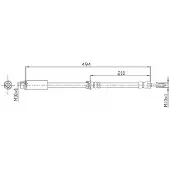 METZGER Bremsschlauch 4112313