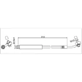 METZGER Autoteile Bremsschlauch [Hersteller-Nr. 4111356] für Chevrolet, Opel, Vauxhall