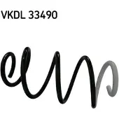 Skf Fahrwerksfeder VKDL 33490 für Peugeot 3008