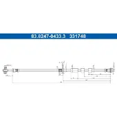 Ate Bremsschlauch 83.8247-0433.3