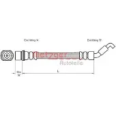 METZGER Bremsschlauch 4110033