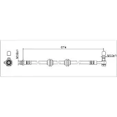 METZGER Bremsschlauch 4111755