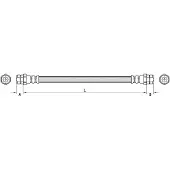 METZGER Bremsschlauch 4110883