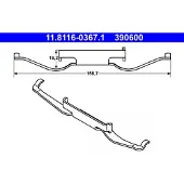 Ate Feder, Bremssattel 11811603671 für VAG