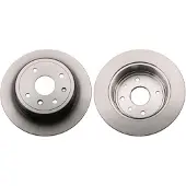 TRW Bremsscheibe DF6360 hinten, voll, 1 Stück