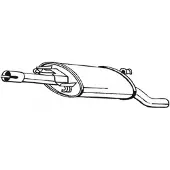 Bosal Endschalldämpfer 279-653