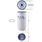 MAHLE ORIGINAL Kraftstofffilter KC 296D