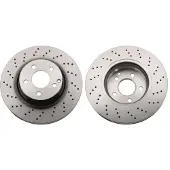 TRW Bremsscheibe DF6477 vorne, belüftet, perforiert, 1 Stück