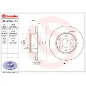 Brembo Bremsscheibe 08.9759.10, 1 Stück