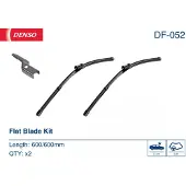 Denso Flat Scheibenwischer Vorne für VW Transporter V Bus (7HB, 7HJ, 7EB, 7EJ, 7EF, 7EG, 7HF, 7EC) Rahmenlos