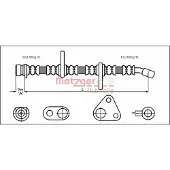 METZGER Bremsschlauch 4113500