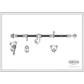CORTECO Bremsschlauch ERSTAUSRÜSTERQUALITÄT [Hersteller-Nr. 19032273] für Honda, Mg, Rover