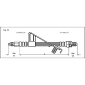 METZGER Bremsschlauch 4112528