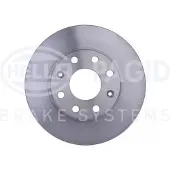 HELLA PAGID Bremsscheibe Vorderachse Belüftet [Hersteller-Nr. 8DD355111-341] für Chevrolet, Daewoo
