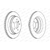 FERODO Bremsscheiben DDF1581 hinten, belüftet, 2 Stück