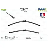 Valeo Wischblatt Silencio Xtrm VF378, 500/475mm, Vorne, 2 Stück