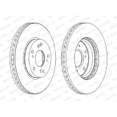 FERODO Bremsscheiben DDF1557C vorne, belüftet, 2 Stück